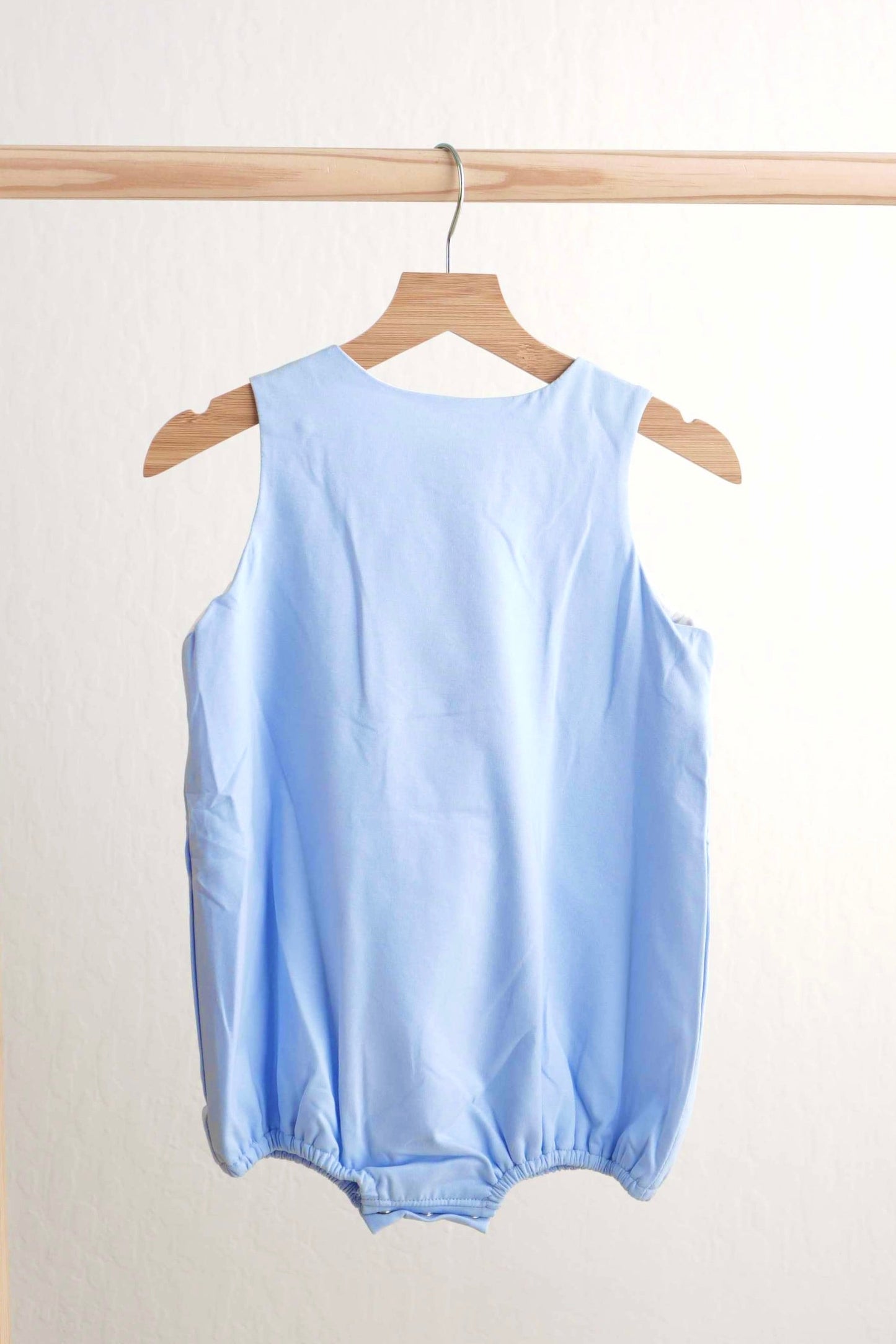 Blue Cross Smocked Bubble