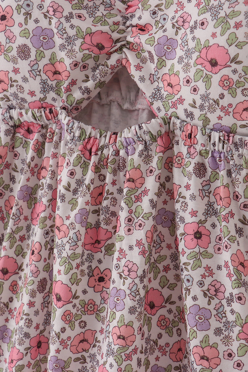 Purple Floral Mom and Me Dress